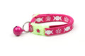 Witch's Familiar on Pink Cat Collar