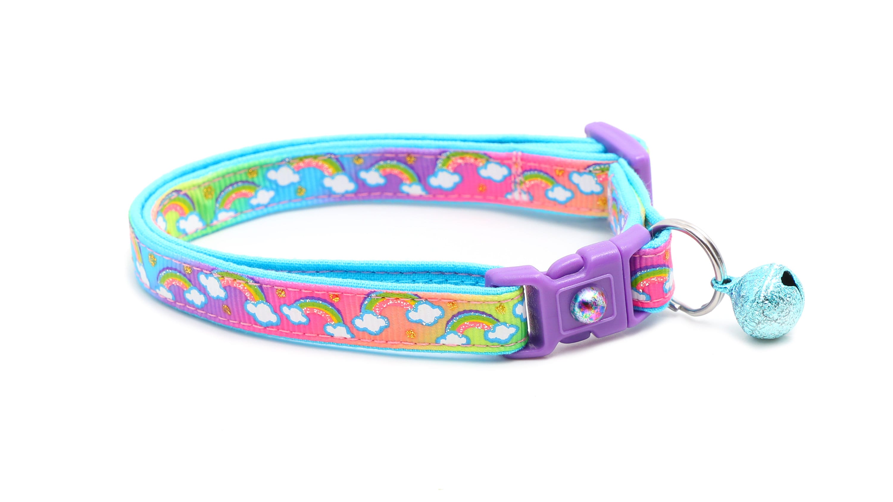 Rainbows over Rainbow Ombre Cat Collar